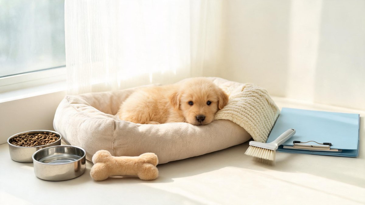 New Puppy Care: First Month Checklist