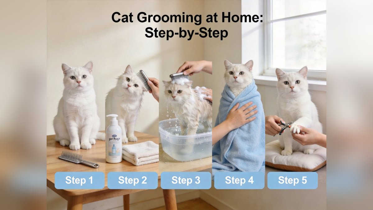 Cat Grooming at Home: A Step-by-Step Guide for Beginners